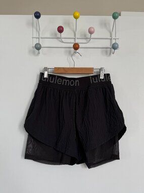 lululemon logo waistband high-rise training short